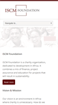 Mobile Screenshot of iscmfoundation.org